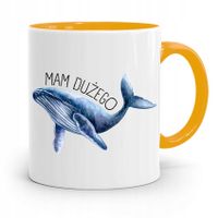 Kubek Prezent Żółty Dla Chłopaka Mam Dużego Z Nadrukiem Ze Zdjęciem