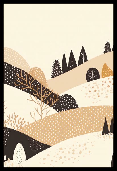 Plakat 68x101cm Jesień w Wzgórzach zdjęcie 2