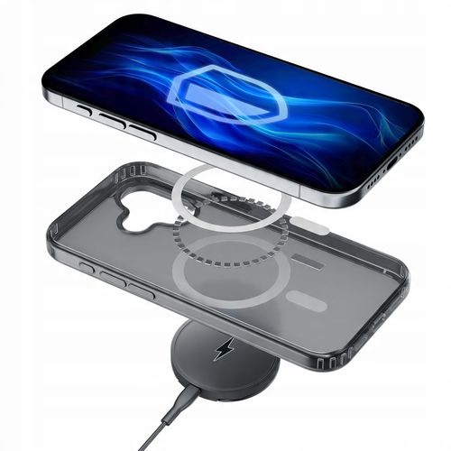 Etui z MagSafe na Apple iPhone 16 - 3mk Frosty MagCase Black na Arena.pl