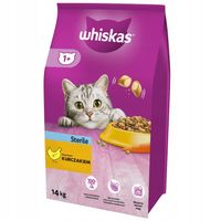 WHISKAS Sterile sucha karma dla kota po sterylizacji z kurczakiem 14