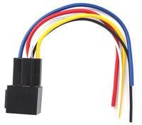 Przekaźnik samochodowy 5PIN 12V 40A gniazdo z diodą zabezpieczającą