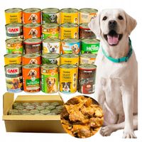 Karma mokra dla psa Puszka Pakiet Mieszany Kawałki Mix smaków 20 szt x 400g