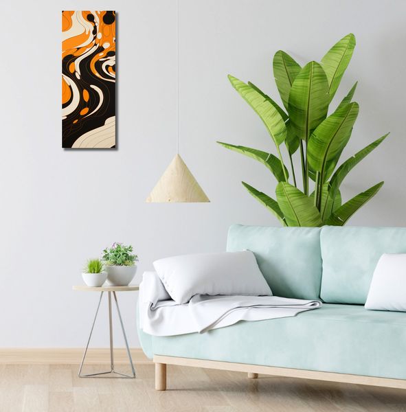 Obraz 20x60cm Tańczący Atrament zdjęcie 2