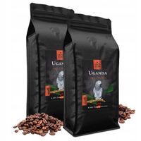 Kawa ziarnista 1kg Uganda 100% Arabica Świeżo palona + 1kg GRATIS