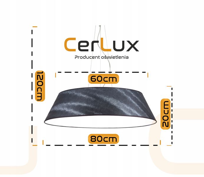Lampa wisząca Stożek 80x60 cm zdjęcie 2