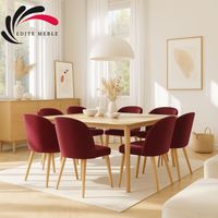 Krzesło Tapicerowane Premium KL-2 Burgund Piano 06