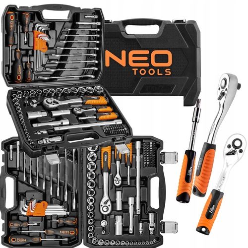 NEO 10-206 ZESTAW KLUCZE NASADOWE 1/2", 1/4" TORX NASADKI WALIZKA 100el na Arena.pl