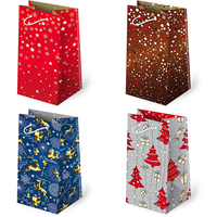 torebki ozdobne 10szt. t-7l set s-36 święta grafika 10 x 22 x 6 cm