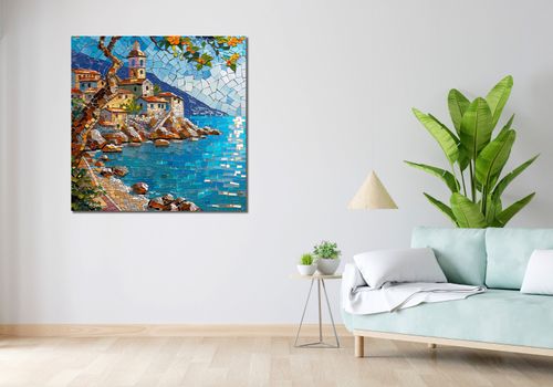 Obraz 100x100cm Mozaikowa Układanka na Arena.pl