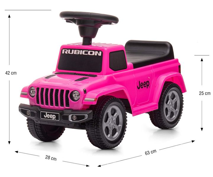 MILLY MALLY Pojazd Jeep Rubicon Gladiator pink zdjęcie 5