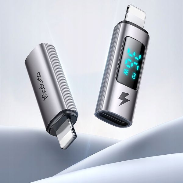 mcdodo adapter przejściówka usb-c usb typ c do lightning iphone 36w zdjęcie 2