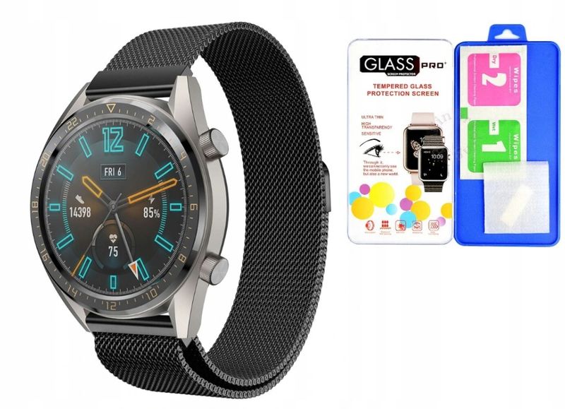 PASEK BRANSOLETKA HUAWEI WATCH GT + SZKŁO zdjęcie 1