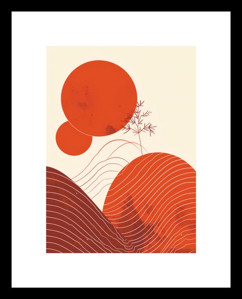 Plakat 13x18cm Ciepło Czerwieni zdjęcie 3