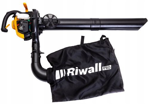 DMUCHAWA SPALINOWA OGRODOWA ODKURZACZ DO LIŚCI 45 L + OLEJ METALOWY NÓŻ na Arena.pl