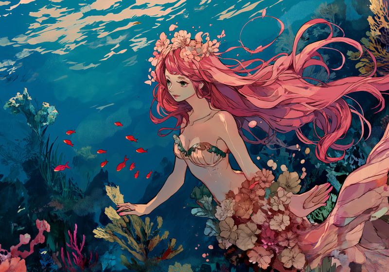 Plakat 100x70cm Nimfa Oceanu zdjęcie 1