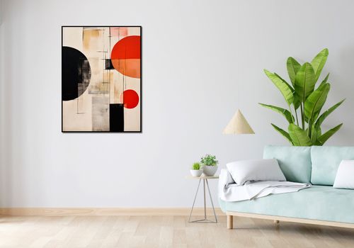 Plakat 75x100cm Abstrakcyjna Symetria na Arena.pl