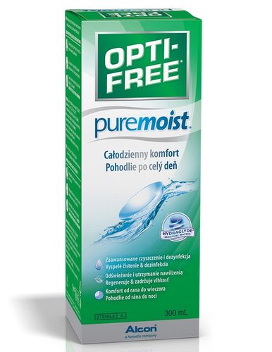 Opti Free Pure Moist / PureMoist 300 ml, Płyn do soczewek na Arena.pl