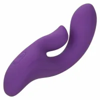 calexotics stella dual pleaser masażer silikonowy fioletowy podwojny