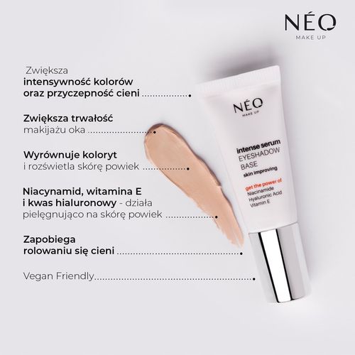 NEO MAKE UP Baza pod cienie do powiek INTENSE SERUM EYESHADOW BASE 7 ml na Arena.pl