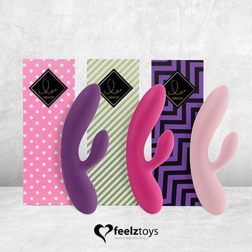 Feelztoys - Lea Rabbit Vibrator Soft Pink na Arena.pl