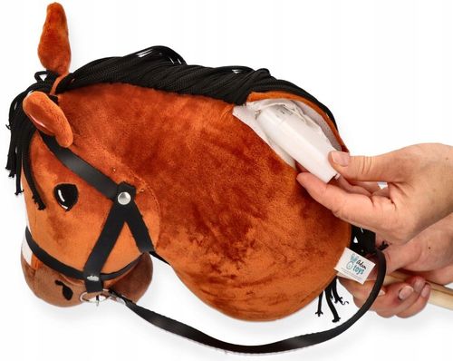 Premium Hobby Horse Konik na patyku Głowa konia kiju Skoczek GNIADEK na Arena.pl