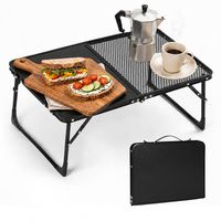 STOLIK TURYSTYCZNY MULTIGARDEN SKŁADANY ALUMINIUM LEKKI 1.5KG