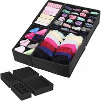 ORGANIZER NA BIELIZNĘ SKARPETKI DO SZUFLADY ZESTAW