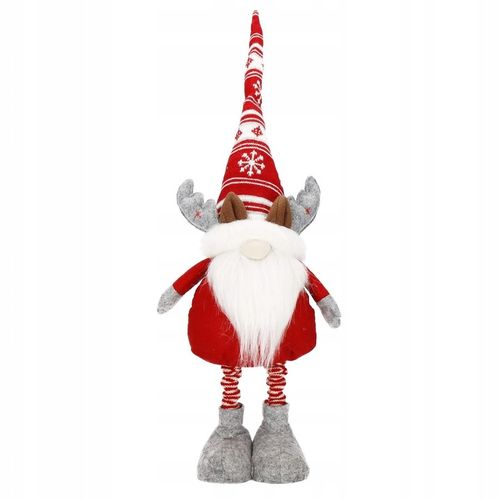 RENIFER KRASNAL ŚWIĄTECZNY TELESKOPOWY duży GNOM wysoki 80cm REGULOWANY na Arena.pl