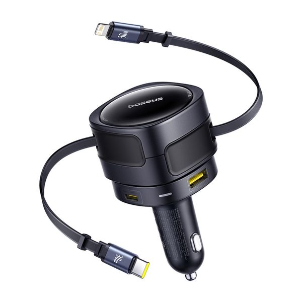 Ładowarka Samochodowa Baseus 90W 4xUSB C+Lightning DO Aut 12-24V zdjęcie 1
