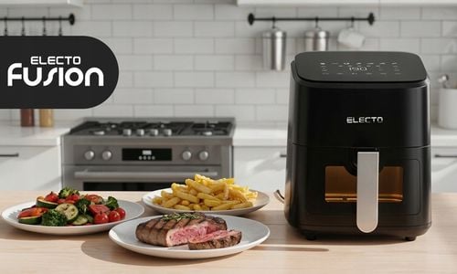 FRYTKOWNICA BEZTŁUSZCZOWA 4,5L AIR FRYER 1500W FRYTOWNICA PANEL 8 na Arena.pl