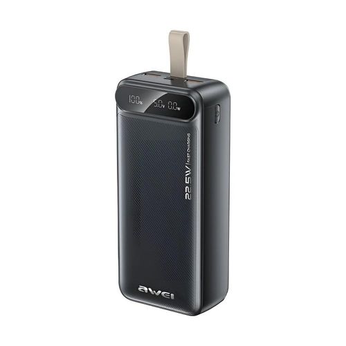 Powerbank Awei PA-12 30000mAh 22,5W 2xUSB-A 1xUSB-C 1xmicroUSB czarny na Arena.pl