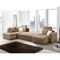 Duży narożnik funkcja spania PORTOS kanapa PRODUCENT sprężyny DOSTAWA