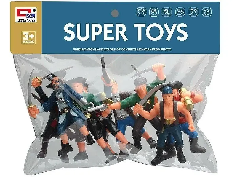 Zestaw figurek piratów zdjęcie 1