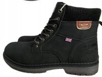 Lee Cooper buty trekkingowe męskie CZARNE OCIEPLANE TRAPERY ZIMOWE r 42