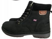 Lee Cooper buty trekkingowe męskie CZARNE OCIEPLANE TRAPERY ZIMOWE r 42