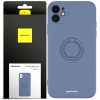 ETUI SILIKONOWE SPACECASE RING CASE OBUDOWA DO IPHONE 11 + SZKŁO NA EKRAN