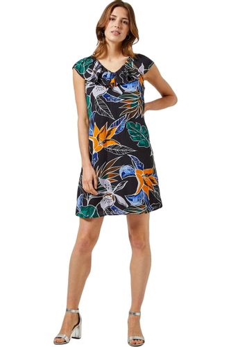 Dorothy Perkins Czarna Sukienka w Kwiaty - 40 / L na Arena.pl