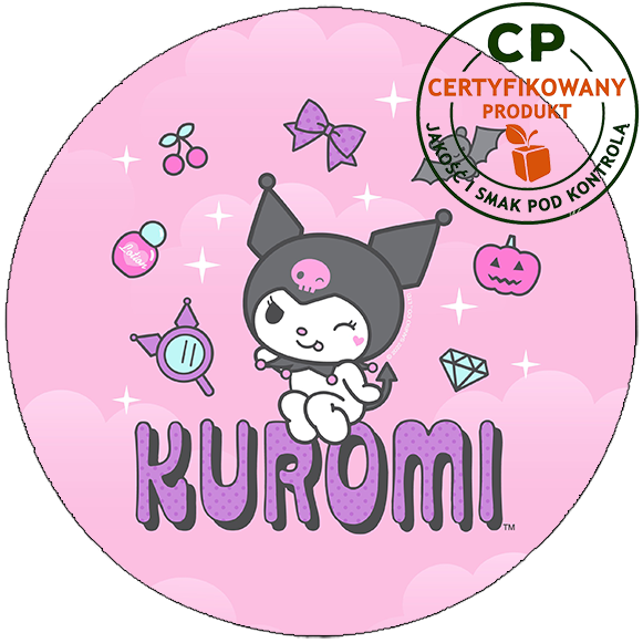 Opłatek na tort Kuromi zdjęcie 1