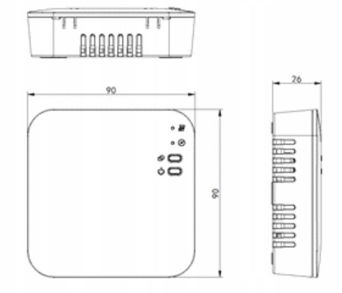 Regulator temperatury termostat radiowy WT-20 WIFI BEZPRZEWODOWY na Arena.pl