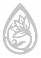 Zawieszka dekor ozdoba ażurowa dekoracja Z6 biała