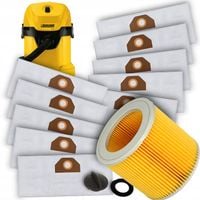 10X WORKI DO ODKURZACZA KARCHER WD 3 WD3 WD2 WD6 SE4001 POJEMNE +FILTR