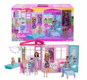 BARBIE DOMEK DLA LALEK DOMEK Z LALKĄ I AKCESORIAMI
