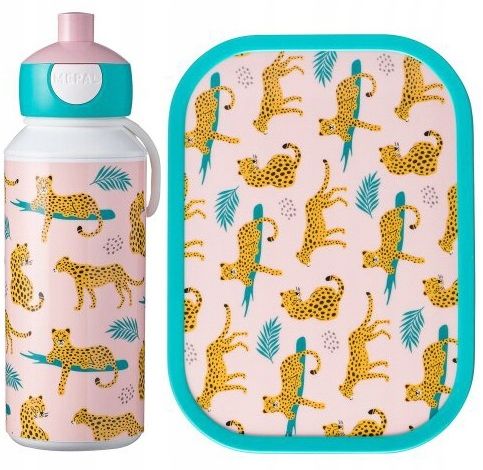 MEPAL LUNCHBOX ŚNIADANIÓWKA POJEMNIK KANAPEK SZKOŁY BIDON DZIECKA LEOPARD zdjęcie 2