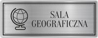 Tabliczka Grawerowana SALA GEOGRAFICZNA SCHODY