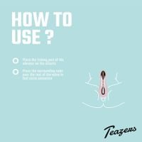 stymulator łechtaczki z stringami teazers różowy usb