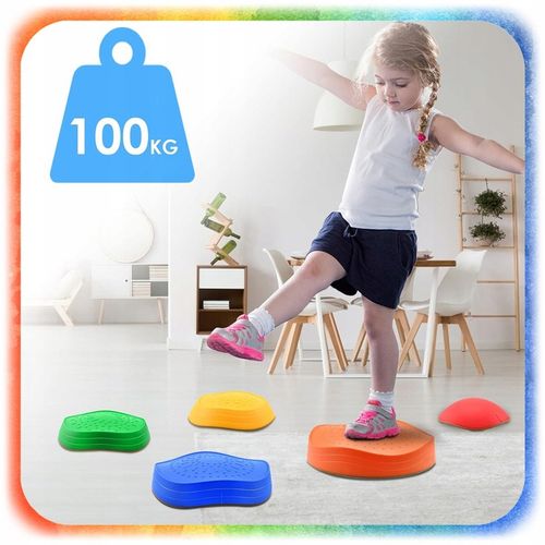 ŚCIEŻKA SENSORYCZNA XL KAMIENIE BALANSUJĄCE DLA DZIECI TRENING RÓWNOWAGI na Arena.pl