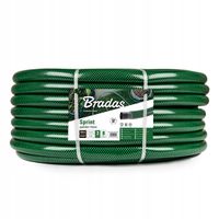 WĄŻ OGRODOWY 3/4" 50 M SPRINT ZBROJONY 3-WARSTWOWY ZIELONY PVC BRADAS