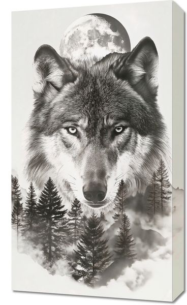 Obraz 40x70cm Wilczy Duch Lasu zdjęcie 1