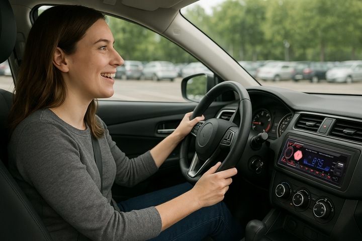 RADIO SAMOCHODOWE BLUETOOTH 1-DIN RDS USB-C AUX RCA SD MP3 LCD zdjęcie 12