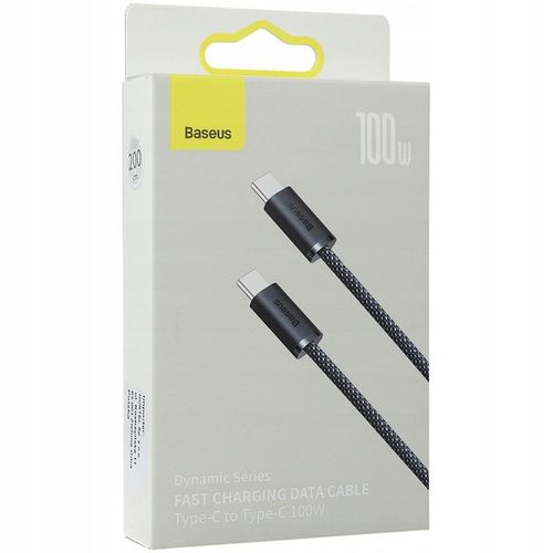 Kabel Baseus USB-C do USB-C, przewód 2m, 100W na Arena.pl